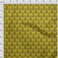 thumbnail image 3 of oneOone Georgette Viscose Fabric Leaves & Floral Block Decor Fabric Printed BTY 42 Inch Wide, 3 of 4