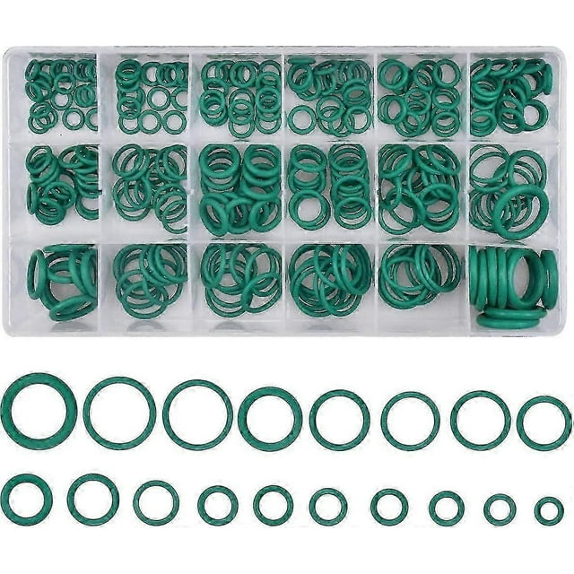 O-rings Kit, 270pcs 18 Sizes O-ring Seals Rubber Assortment, Faucet Gasket, Sealing Rings Happy H