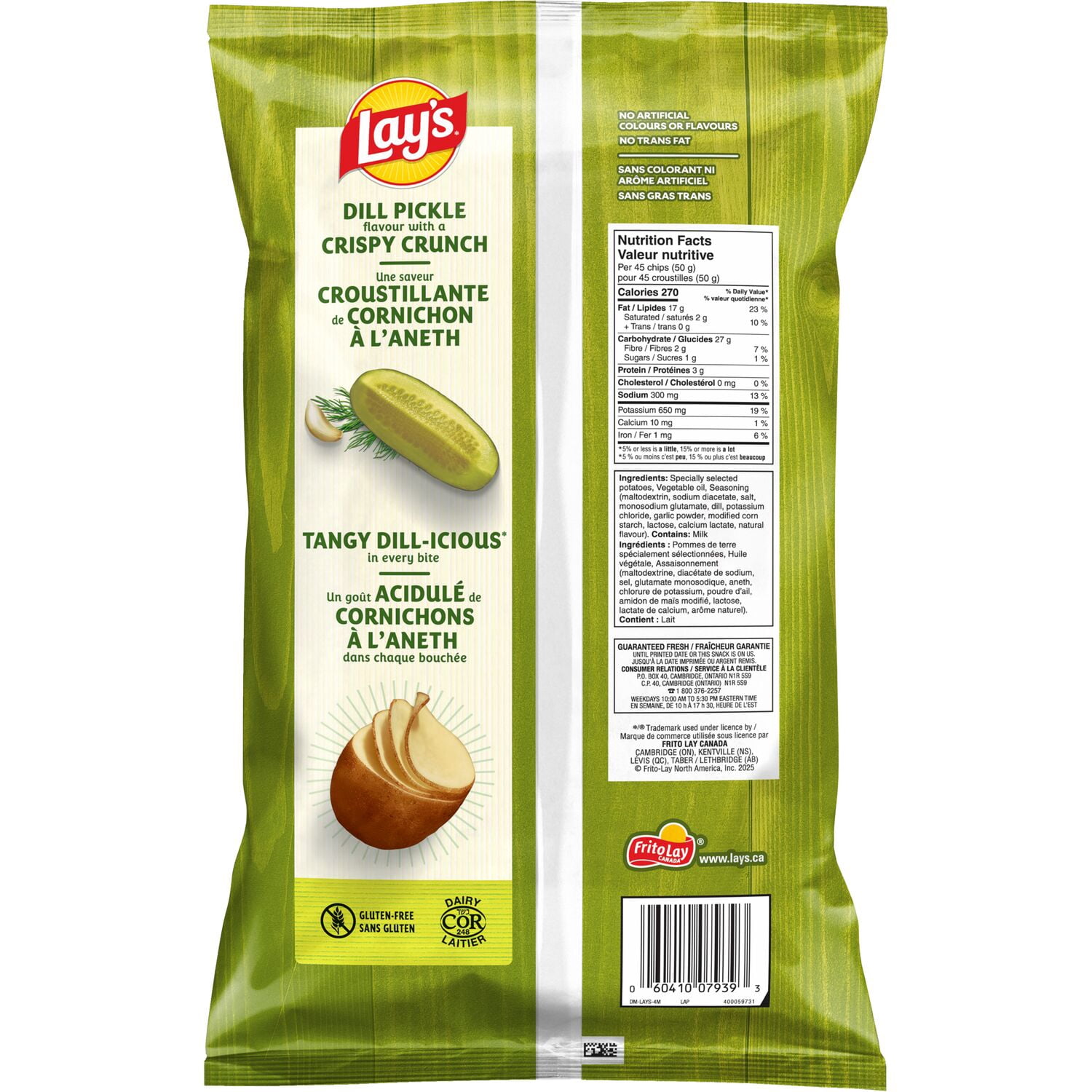Lay's Dill Pickle flavoured Potato Chips