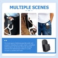 thumbnail image 4 of Miangastore Durable Leather Stethoscope Holder with Metal Clip for Secure Storage Black Fits Most Stethoscopes, 4 of 8