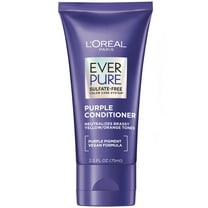 L'Oreal Paris EverPure Sulfate Free Purple Conditioner, Anti-Brass, 2.5 fl oz