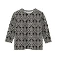 thumbnail image 4 of Grblisyd 3/4 Sleeve Shirts for Teens Girls Crew Neck Cute Summer Fall Tops Floral Print Blouses Clothes, 4 of 4