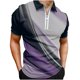 thumbnail image 1 of Camisetas de Cuello en V Hombres de Moda Casual Impreso Manga Corta Superior, Blusa para Hombre para la Primavera Y el Uso Diario, 1 of 3