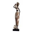 thumbnail image 4 of Estatua de mujer africana, figura humana, adorno estético, decoración, estatua de resina para 75 cm x 45 cm x 325 cm, 4 of 9