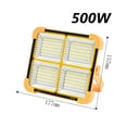 thumbnail image 2 of 20000LM 12000MAH Super Battery Rechargeable Solar Flood Light Outdoor Portable LED Reflector Spotlight Projector Floodlight, 2 of 7