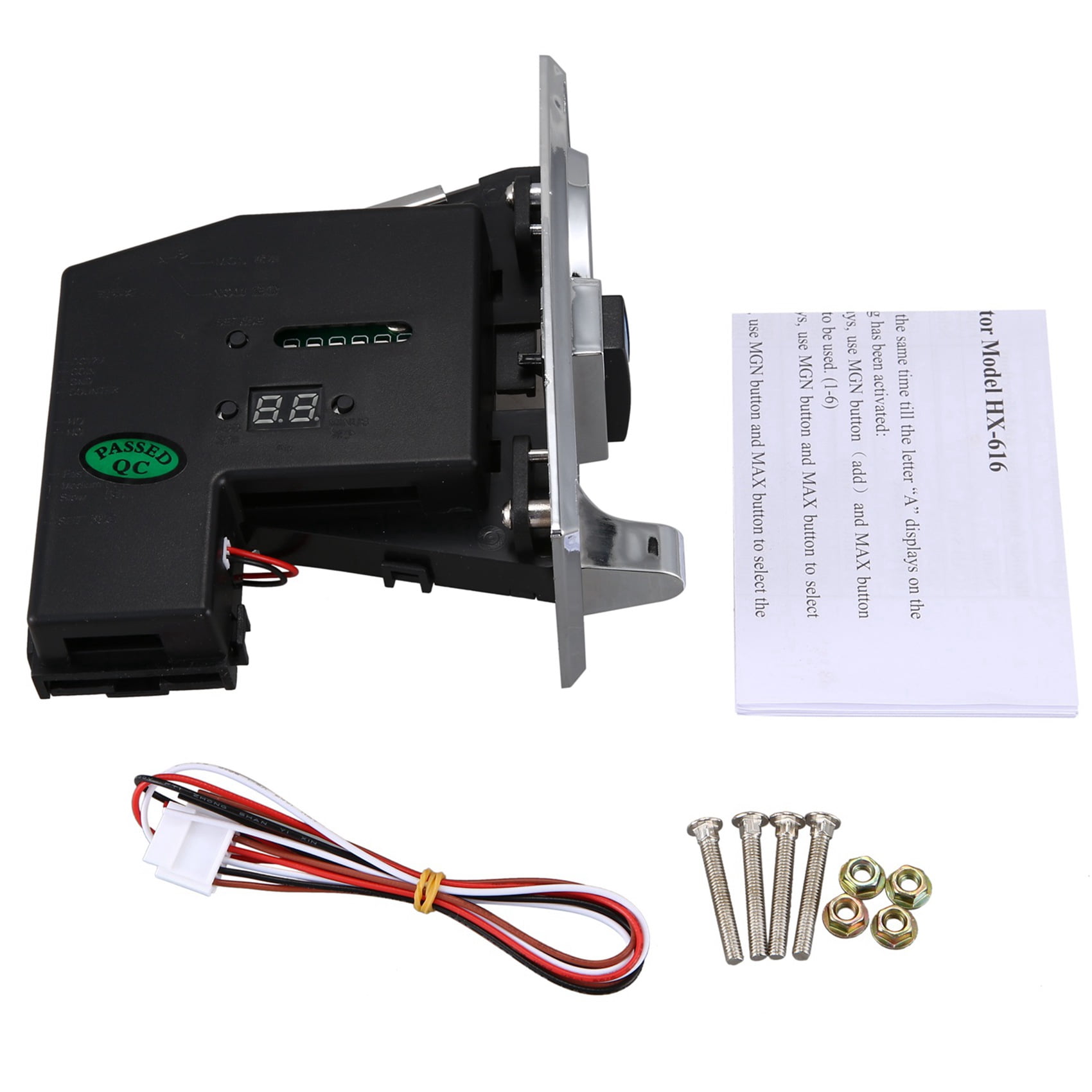 4X Multi Coin Acceptor for Mechanism Vending Machine Mech Game