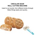 thumbnail image 3 of SPRING PARK Rolling Cookie Cutter Pastry Dough Roller DIY Kitchen Biscuit Cutting Tool, 3 of 7