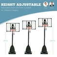 thumbnail image 4 of Soozier Basketball Hoop w/ Wheeled Weight Base, 115.4"-137.8" Height Adjustable, 4 of 9