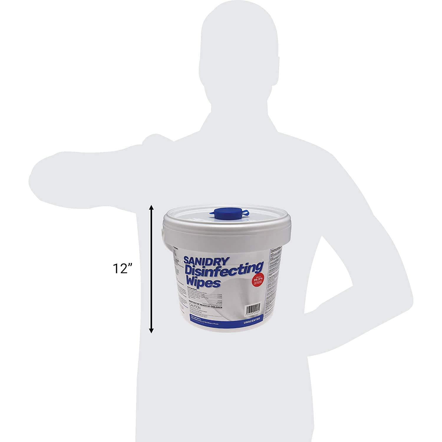 Rosmar Disinfecting Wipes,Unscented,White EXP-8001