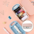thumbnail image 4 of Sewing s, Included Thimble, , Thread, s, Sewing Box Set for Starter Home Embroidery Sewing Accessories Sew Mending Tools Pink, 4 of 8