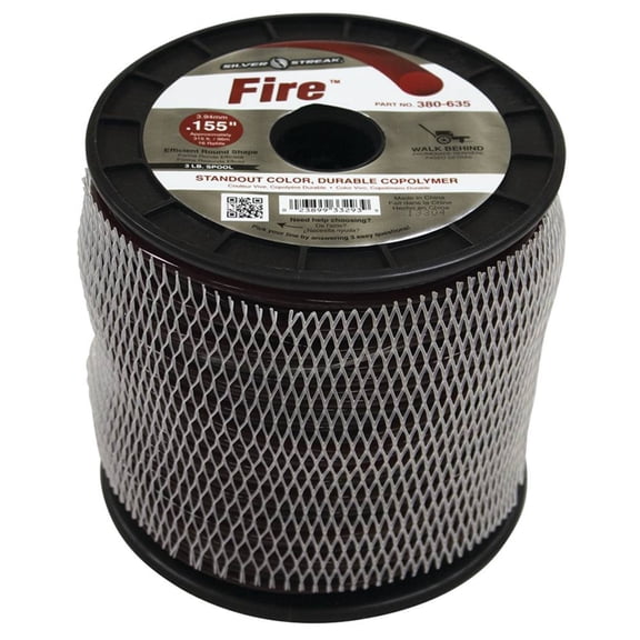 Silver Streak Fire Trimmer Line Replaces, .155 3 lb. Spool, 380-635