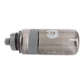 thumbnail image 3 of Botella de agua deportiva portátil de gran capacidad, de plástico, para exteriores, con pajita, para fitness, color gris, 2 l, 3 of 5