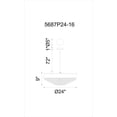 thumbnail image 5 of CWI Lighting Medina 10 Light Drum Shade Chandelier With Black Finish, 5 of 5