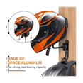 thumbnail image 6 of Bicycle Helmet Rack 180 Degree Rotation Helmet Rack Motorcycle Helmet Hanger for Motorcycle, Coat, Cap, Football Helmet, 6 of 7