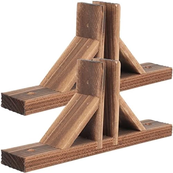 2pcs Room Divider Support Feet Garden Fence Wood Garden Fencing Extendable Instant Fence Wooden Garden Trellis Stand Base Privacy Screen Holder Light Brown Light Brown Light Brown