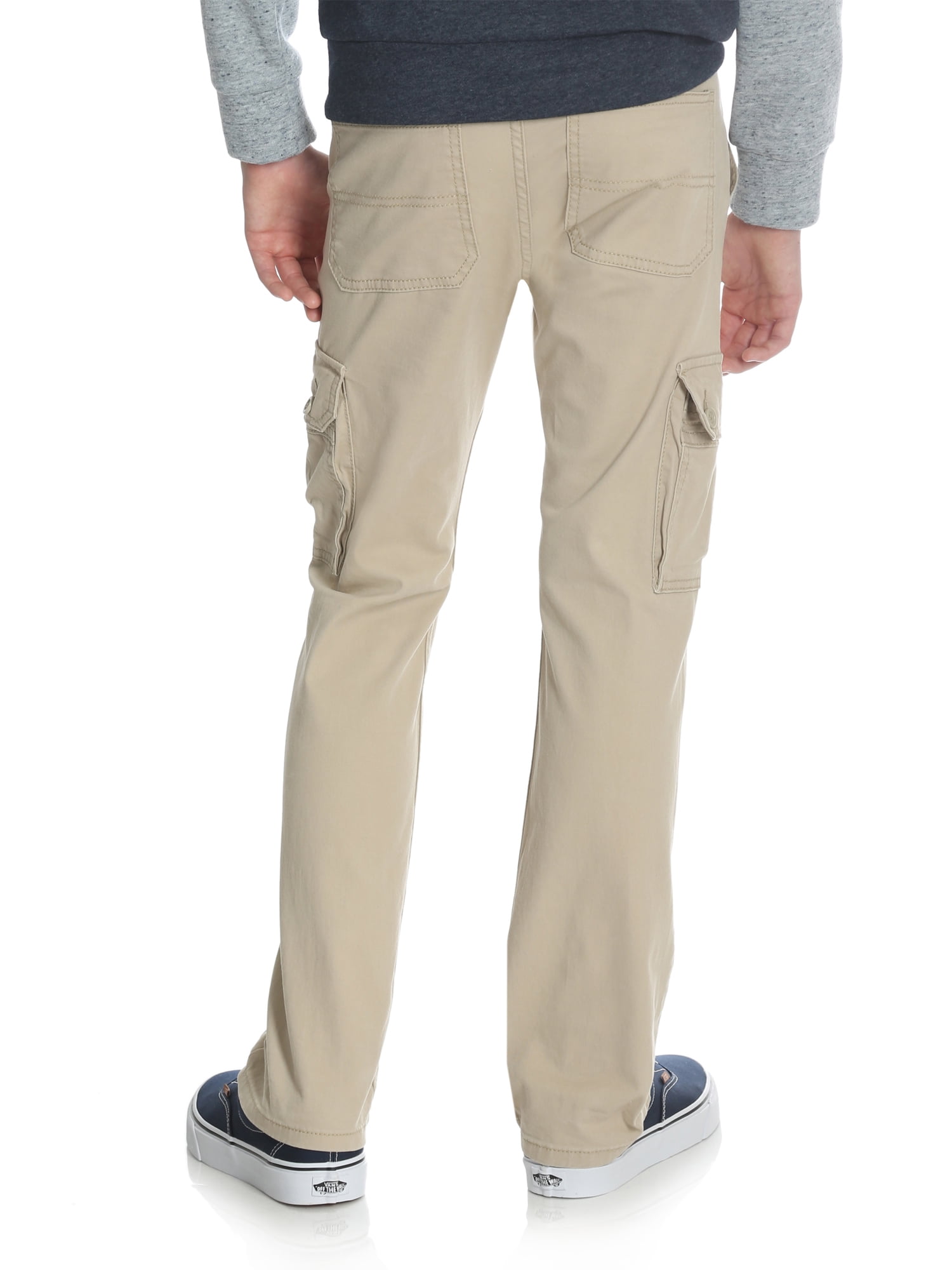 Wrangler Boys Stretch Cargo Pants, Sizes 4-16 & Husky