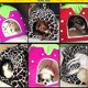 thumbnail image 2 of UBIUO Pet Dog&Cat Bed House Doggy Puppy Kitten Kennel (Pink, L) L Pink, 2 of 2