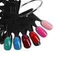 thumbnail image 4 of 10 hojas Total 60 consejos clavos palos suministros de uñas para la exhibición de de uñas y bricolaje - Negro Salvador palos de muestra de uñas, 4 of 5