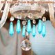 thumbnail image 5 of 50-Pack Prismas de Carámbano de Cristal, 34mm/1.34 Pulgadas Cristales Colgantes para Candelabros/Hogar/Ventanas/Jardín/DIY [Azul Lago], 5 of 7