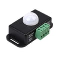thumbnail image 4 of Tholdsy Interruptor de Sensor de movimiento PIR infrarrojo automático DC 12V-24V 8A para interruptor de Sensor de movimiento de luz de tira LED Electrónica miscelánea, 4 of 6