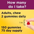 thumbnail image 4 of Multivitamínico Nature Made For Her, 150 gomitas, suministro para 75 días, 4 of 7
