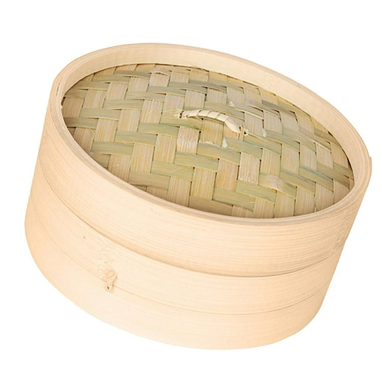 Plastic Steamer Rubber sided Bamboo Basket Mini Dim Sum - Temu
