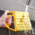 thumbnail image 2 of 1pc/2pcs Blinds Cleaning Brush,Handheld Mini Curtain Brush Dust Remover With 7 Removable Microfiber Sleeves For Air Conditioning Home Gadgets, Car Vents, Fan, 2 of 5