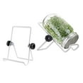 thumbnail image 6 of HomeLife Mason Jar Holder Slanted Stable Adjustable Anti-drop Anti-slip Fixed Stainless Steel Mason Jar Sprouting Jar Holder Household Supplies, 6 of 12