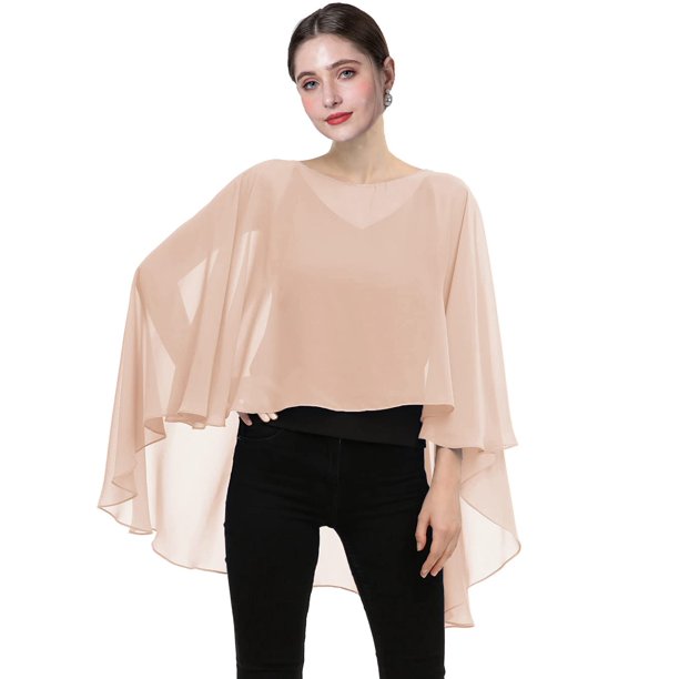 sheer capelet