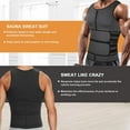 thumbnail image 4 of COMFREE Waist Trainer for Men Hot Neoprene Fat Burning Tummy Control Corset Body Shaper Sauna Sweat Weight Loss Abdomen Workout Vest Tank Top Compression Shirt, 4 of 7