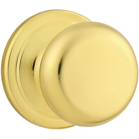 Kwikset Signature Series 97200-787 Polished Brass Juno Passage Knob