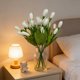 thumbnail image 5 of Ramo de flores artificiales de margaritas con vegetación – Flores artificiales de seda para decoraciones de boda, decoración del hogar, centros de mesa y arreglos de suelo, 5 of 6