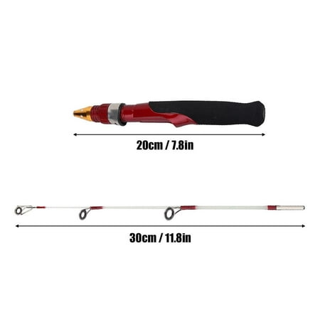 Cergrey 50cm léger 2 sections hiver glace solide pêche Cergrey 50cm léger 2 sections hiver glace solide pêche