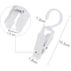 thumbnail image 2 of 20 Piezas (Blancas) Pinzas Grandes para Ropa, Clip cortavientos, Pasador de plástico, Puede Girar 360 Grados para Toallas, Ropa, sábanas, Alfombras, Cortinas, Sombreros, 2 of 5