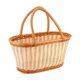 thumbnail image 1 of Cesta de picnic de imitación de ratán, cesta de frutas, cestas de regalo, cesta multiusos tejida, cestas de flores para dulces, picnic, boda, 1 of 9