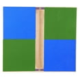 thumbnail image 4 of Time-2-Play 35" Blue N Green Hardwood All Purpose School Activity Lego Compatible Table With Trough, 4 of 5