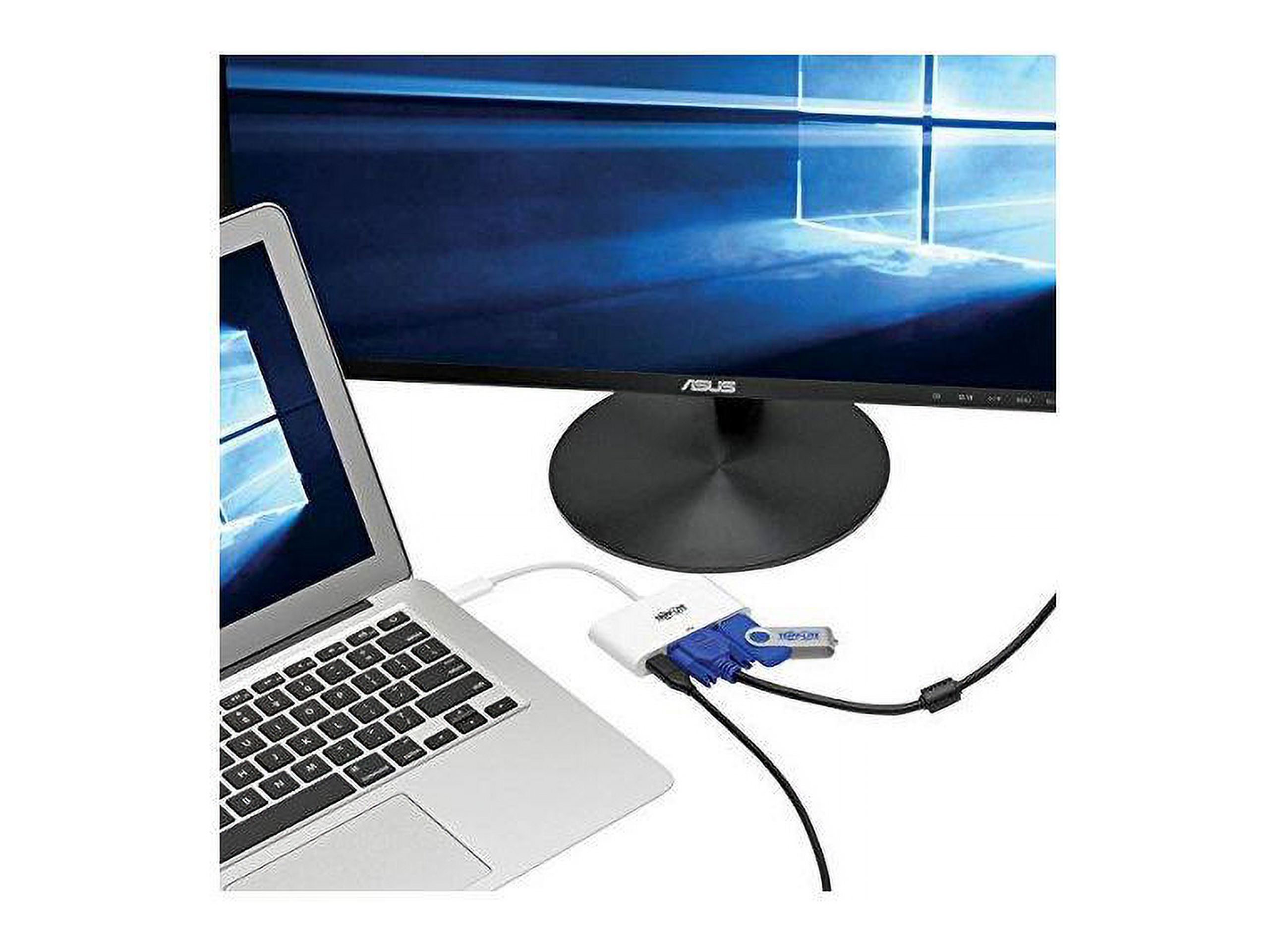 Tripp Lite USB C to VGA Multiport Adapter w/ PD Charging USB Type C to VGA (U444-06N-VU-C) - image 3 of 18