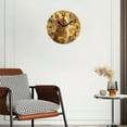thumbnail image 3 of Battery Operated Analog Wall Clocks Non-Ticking Silent Modern Clock Decorative for Home,Office-Cute Ginger Kitten In The Midst Of Yellow Flowers(12inch), 3 of 4