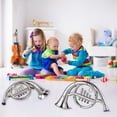 thumbnail image 4 of Jouet Musical pour Enfants Cor Français - Instrument de Simulation à 4 Notes avec Construction en ABS Sécuritaire, Offert en Couleurs Argent et Or, Conception Légère de 430 g pour l'Éducation Musicale Précoce et le Jeu des Enfants, 4 of 6