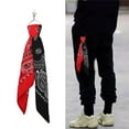 thumbnail image 2 of Trousers Chains Hip Hop Waist Chain with Cashew Print Square Scarf Pants Chain, 2 of 20