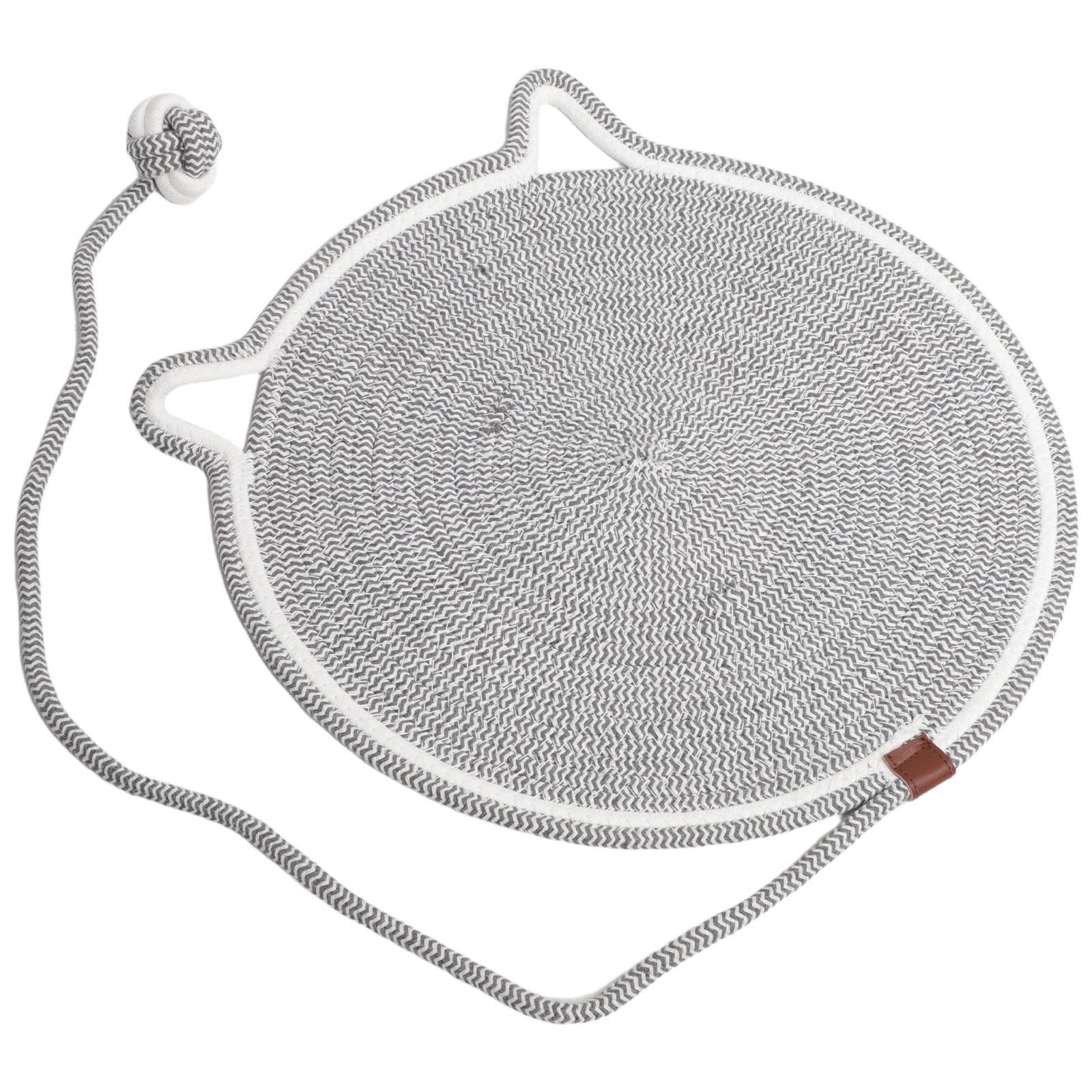 FUTUREORYY Cotton Rope Cat Scratcher Mat Durable Non Slip for Home Use with Adorable Patterns