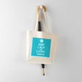 thumbnail image 5 of CafePress - Turquoise Keep Calm And Carry Yarn Tote Bag - Unisex Canvas Tote Bag, Beige, 1-Piece, 5 of 7
