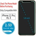 thumbnail image 3 of iPhone X, Xs Screen Protector - (2-Pack) Tempered Gl Film for Apple iPhone Xs / iPhone X / iPhone 11 Pro, 3 of 5