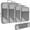 Gray, variant on EastVita 5 Pack Packing Cubes For Travel, Ultralight Suitcase Organizer Bags Set Expandable Luggage Travel Bags With Double Zipper