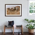 thumbnail image 2 of Art.com Smoke of A .45 Art Print by Charles Marion Russell, Brown Frame Wall Art, 44" x 32", 2 of 4