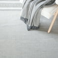 thumbnail image 6 of SAFAVIEH Montauk Jobeth Striped Cotton Area Rug, Grey/Ivory, 4' x 6', 6 of 8