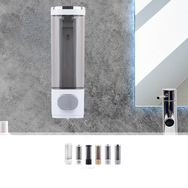 Estante de almacenamiento de fregadero multifuncional 3 en 1 | Dispensador de jabón de manos para cocina y baño | Organizador compacto para jabón y detergente | Plástico ABS | 8.46"x2.76"x2.76" |