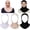 3 Pieces, variant on 3-9 Pieces Modal Hijab Turban Muslim Hijab Cap Adjustable Muslim Scarf Stretchy Head Scarf for Women
