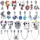thumbnail image 2 of silver 925 disney star wars marvel pendant bead fit pandora original bracelet women 925 silver round bead diy jewelry 2022 hot Gao Jinjia LED, 2 of 2