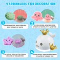 thumbnail image 4 of Juguetes de bañera para bebés con luz de ballena, juguetes de piscina de rotación flotante, rociador de agua de pulpo, juguete de piscina para niños, regalo para niños, 4 of 4